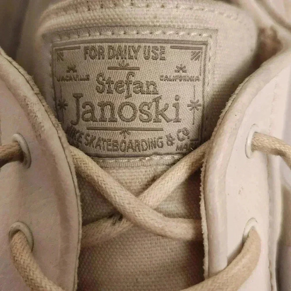 Nike Stefan Janoski Skate sneakers mens 11 all white - Picture 3 of 8